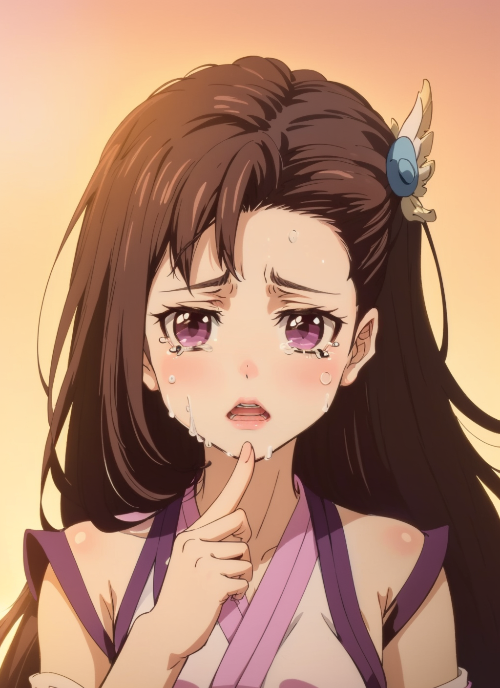 09662-4204471732-Masterpiece, best quality, 1girl, solo, powder blusher, ahoge, long hair, gradual background, (fine facial expression_ 1.4), (wi.png